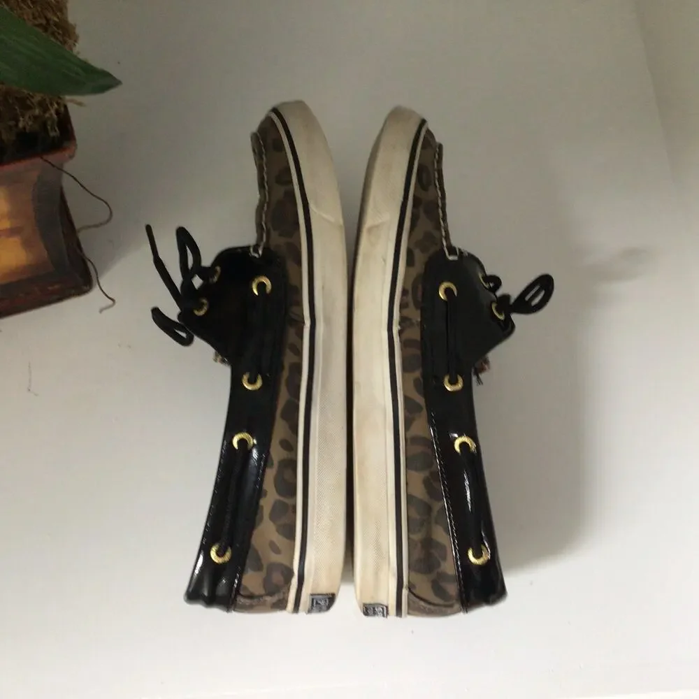 Sperry Top-Siders Animal Print Sz 7.5